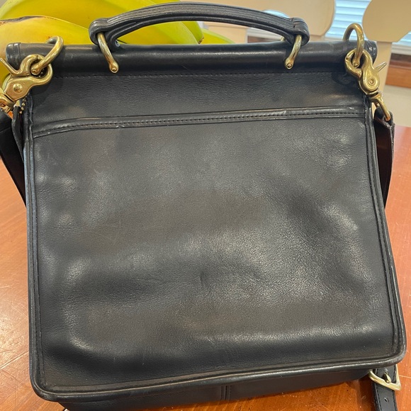 Vintage Coach Willis Crossbody/Top Handle Bag in Black - Picture 8 of 8